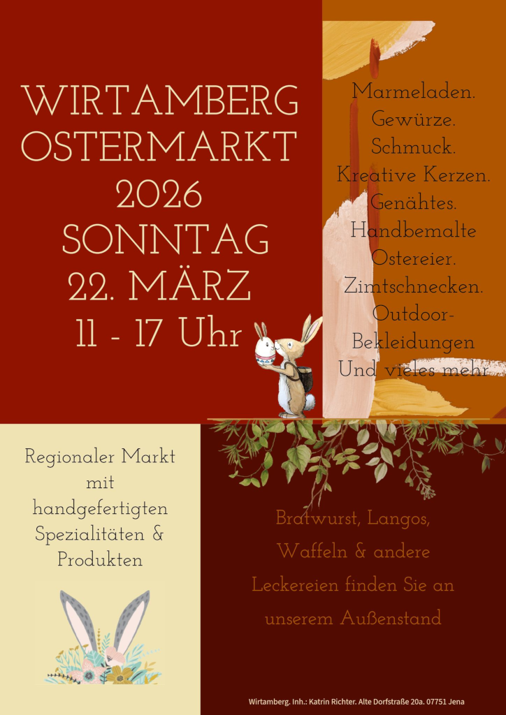 Ostermarkt im Wirtamberg am 22. März 2026